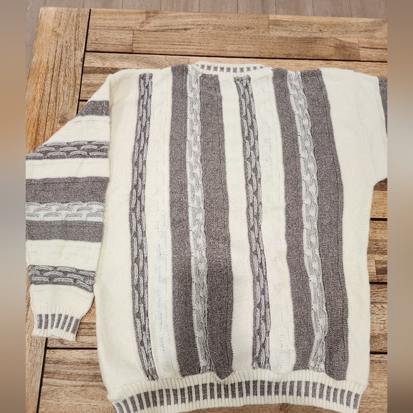 Vintage Protege Collection Coogi Inspired Grandpa Sweater Made in USA XL - Picture 11 of 12